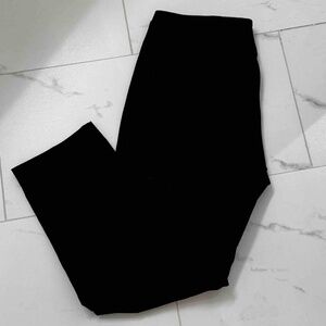 J. Jill Cotton/Spandex cropped straight black pants Size12